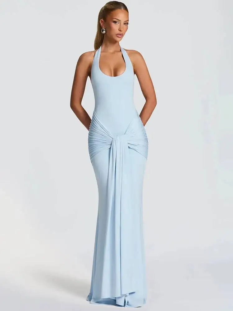Atenas | Vestido Halter con Espalda al Aire